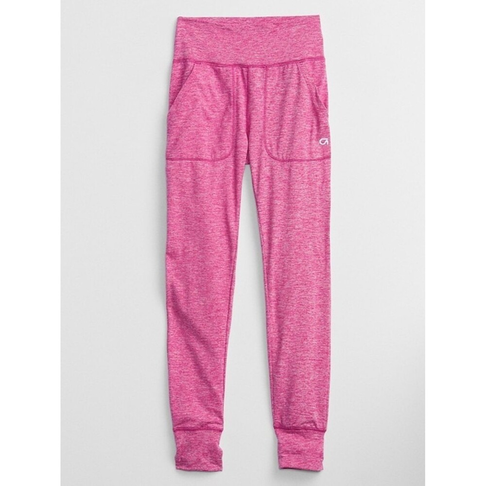 Gap Kids Brushed Tech Jersey Pull-On Pink Active Joggers Bright Beet. XXL. NEW.